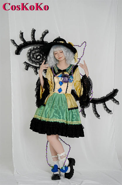 CosKoKo Komeiji Koishi Cosplay Touhou Project Costume Elegant Gorgeous Sweet Formal Dress Halloween Party Role Play Clothing New
