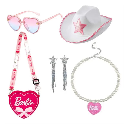 EtherealBe pink cowgirl cosplay set for kids - 10pc costume