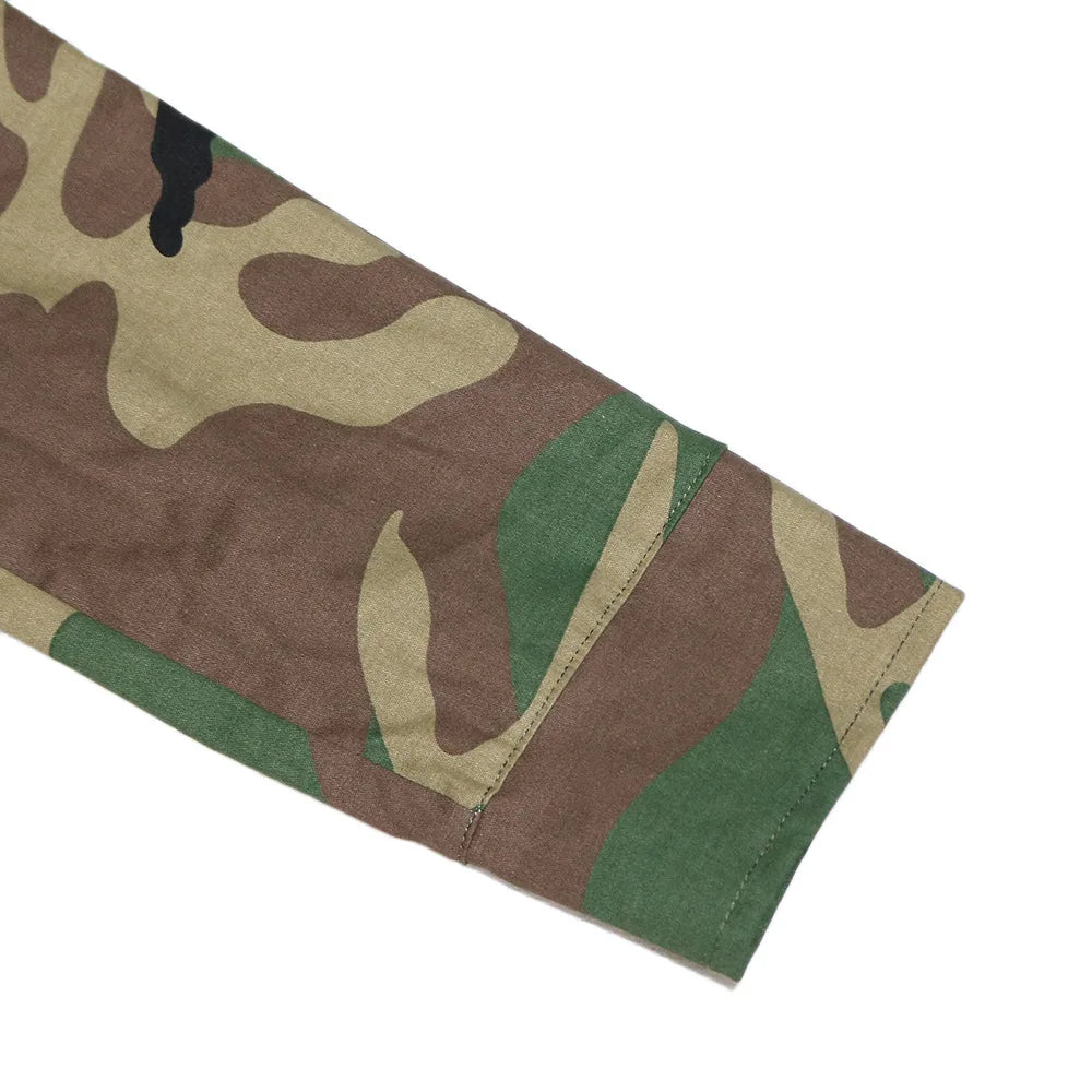 Women's Clothes Coats Casual Fashion Camouflage Print Large Pocket Lapel Long Sleeve Short Jacket for Women