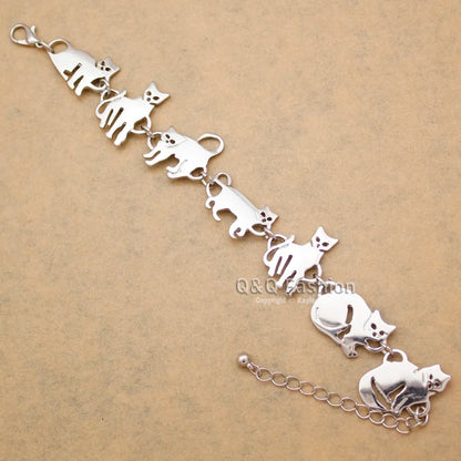 Women's Mythology Fairytale Bracelets Beads Charms Mermaid Seahorse Link Chain Crystal Bangle Armband Aesthetic Jewelry Vintage