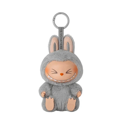 Authentic Pop Mart THE MONSTERS LABUBU Sitting Party Series Vinyl Plush Blind Box Figurine Pendant Labubu Original Collection