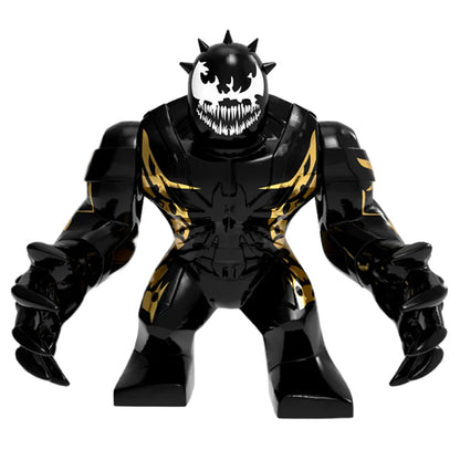 Building Blocks Marvel Transformation Figures Big Goblin Spiderman Iron Man Venom Captain Hawk Deadpool Technic Armor Gift Toys
