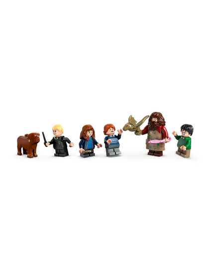 LEGO 76428 Harry Potter Hagrid’s Hut: An Unexpected Visit, Harry Potter Toy with 7 Characters and a Dragon for Magical Role Play