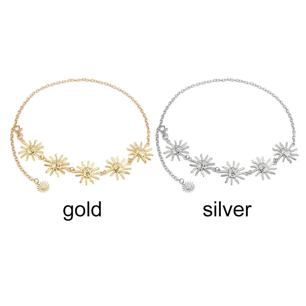 Punk Hip Hop Style All-match Waist Chain Sun Vintage Metal Womans Belt For Dress Vintage High Waist Chain Belt for Women
