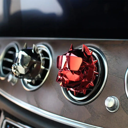 Fashion Bulldog Air Freshener Car Perfume Clip Car Decoration Auto Geur Clip Bulldog Fragrance Scent Parfum Voiture Car Diffuser