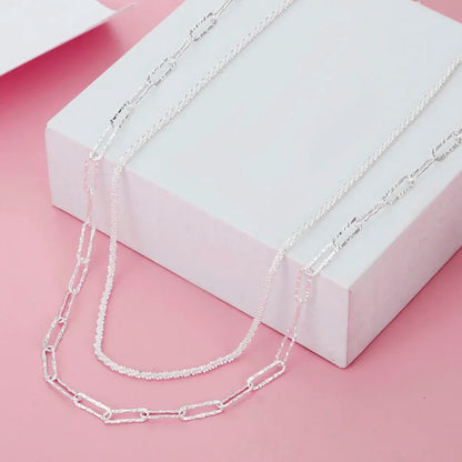 925 Sterling Silver Romantic Bracelet Necklaces For Women Fashion Designer Party Wedding Accessories Jewelry Sets Christmas Gift