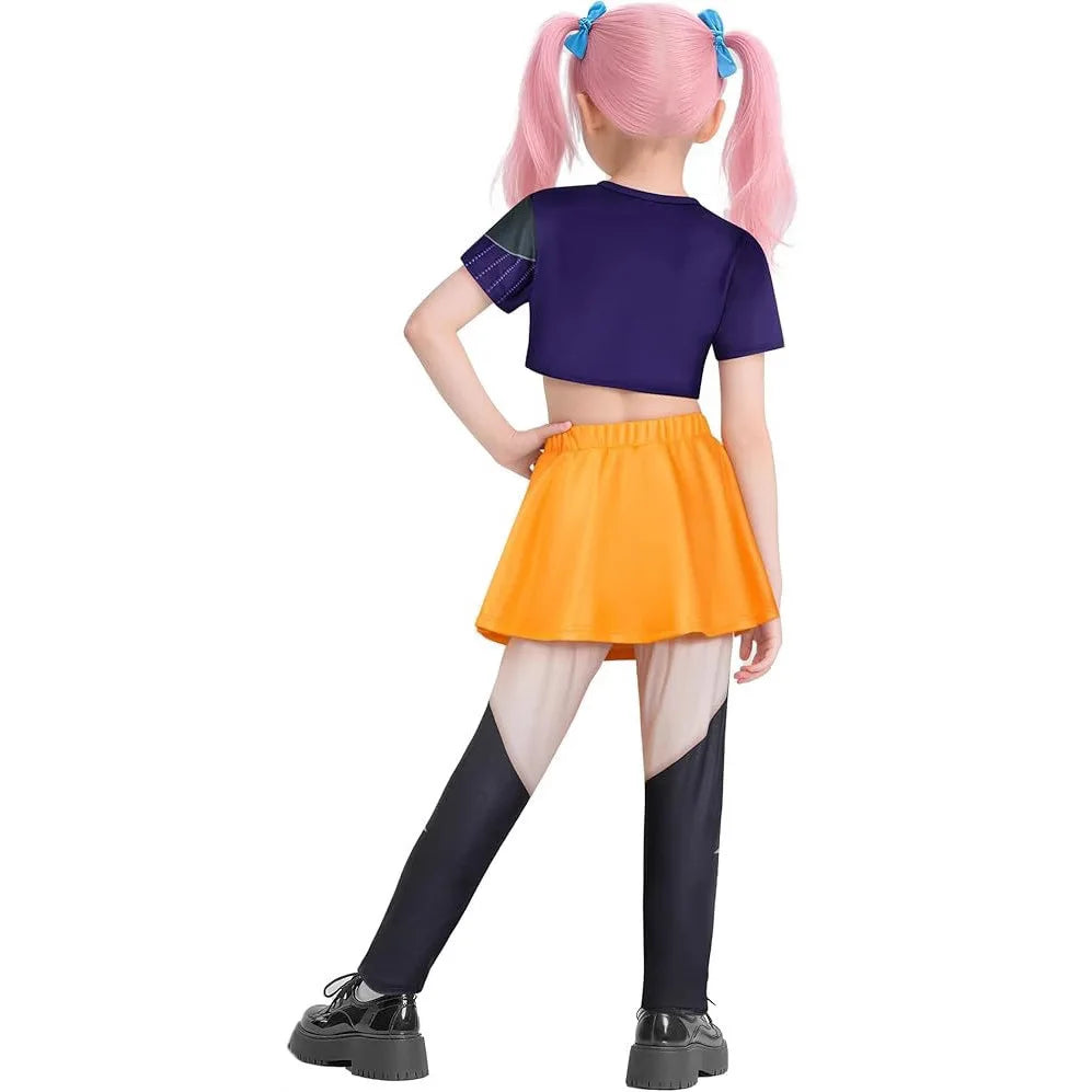 EtherealBe Kids Demon Hunter Cosplay Outfit for Girls