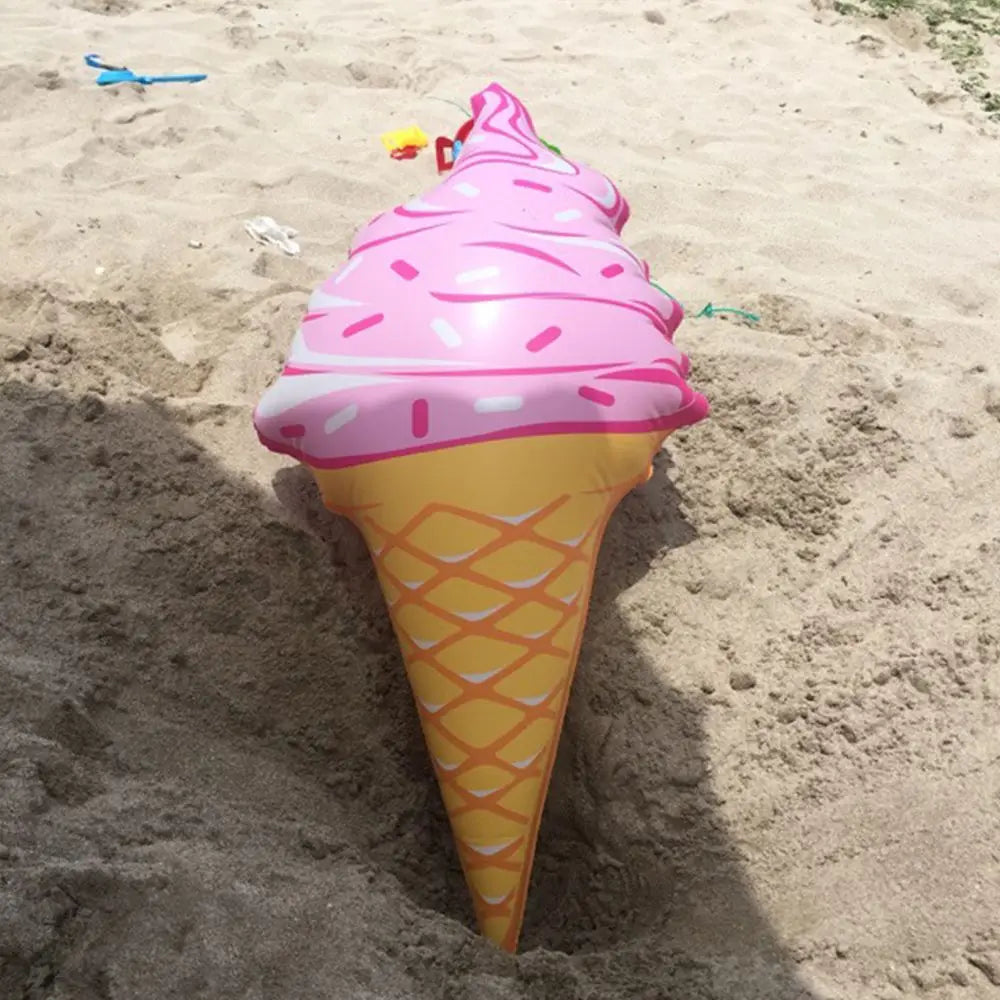Cute Inflatable Ice Cream Swim Ring Lounger Pool Party Swimming Pool Floats for Adults Summer Outdoor Creative Pool Floats