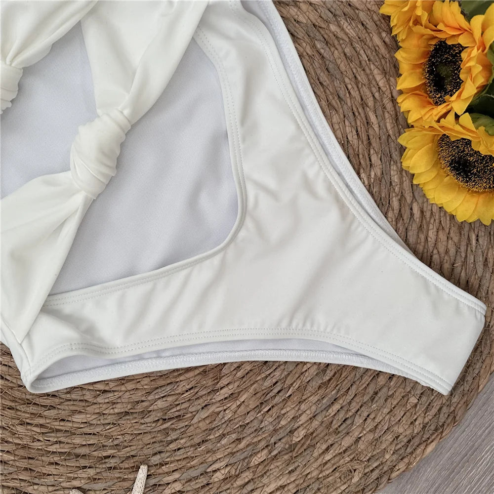 Black Bikini 2024 Sexy Micro Mujer Bikini Set Women Swimsuits Female Swimwear Brazilian Biquini Swimming Suit Solid Beachwear