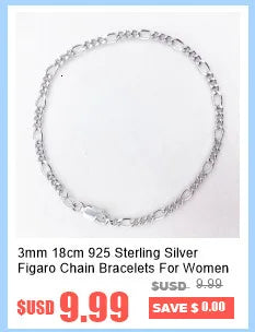 4Color 925 Sterling Silver Chain Round CZ Charm Anklet For Women Foot Jewelry Leg Bracelet Cheville Enkelbandje Halhal Tobillera