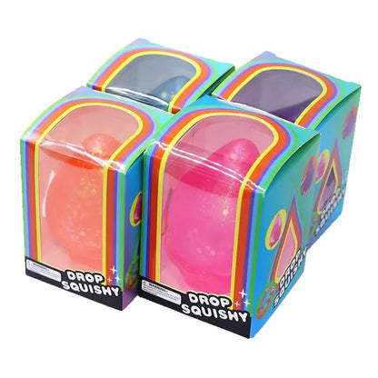 Needoh Stress Relief Sensory Squishy Dreamy Water Drop Maltose Texture Slow Rising Fidget Anti-Anxiety Sensory Gadget