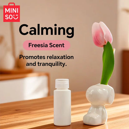 Miniso Snoopy Joint Flameless Home Fragrance Room Flameless Freesia Jasmine Fragrance Oil Diffuser Stick Home Room Air Freshener