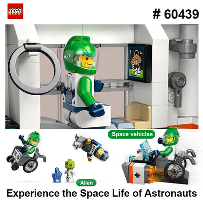LEGO 60439 Space Science Lab CITY series 560pcs Buiding Blocks Model Kit DIY Toys For Boys Girl Children Gift ages 6+