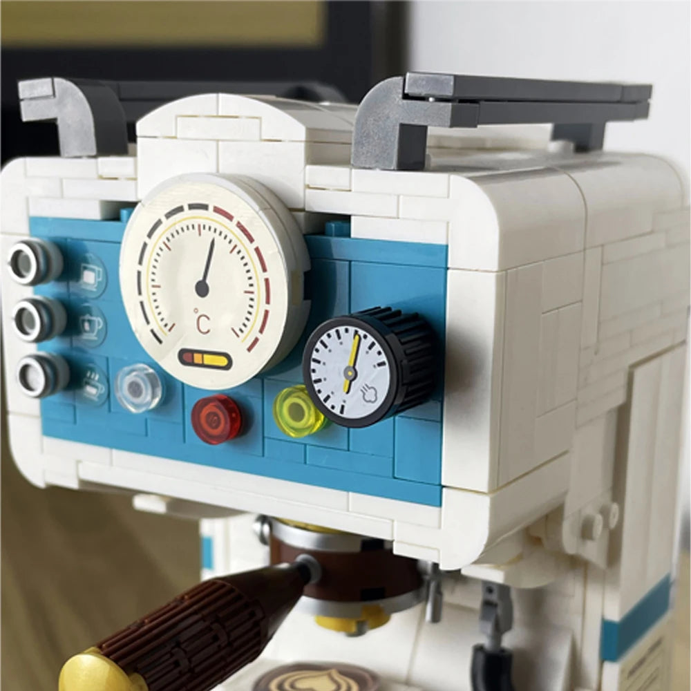 Retro Bread & Coffee Machine Building Block Set - Creative  Toy, Adult Simulation Model Coffee Gift, Unique Gift for Men & Women