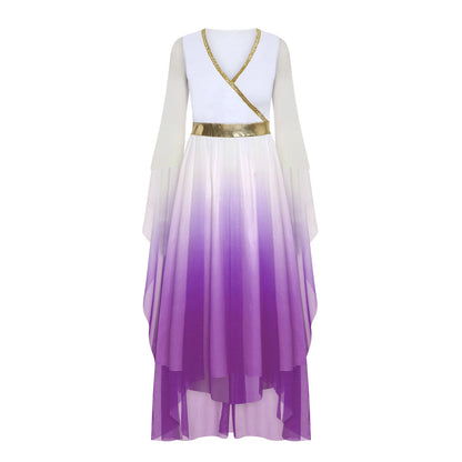 Women Halloween Ancient Greek Goddesses Queen Cosplay Costume Roman Toga Gold Trim Cape Tunic Dress Church Choir Worship Robe