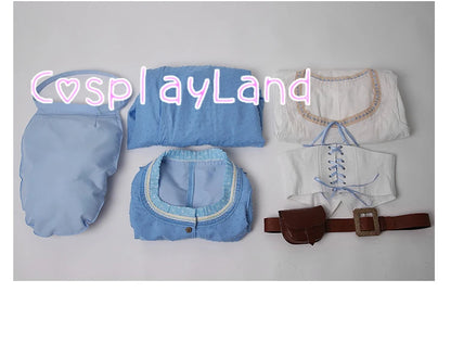 Dolores Abernath Cosplay Costume Women Dress Christmas Halloween Uniform Outfit Cosplay Costume Customize Blue Long Dress