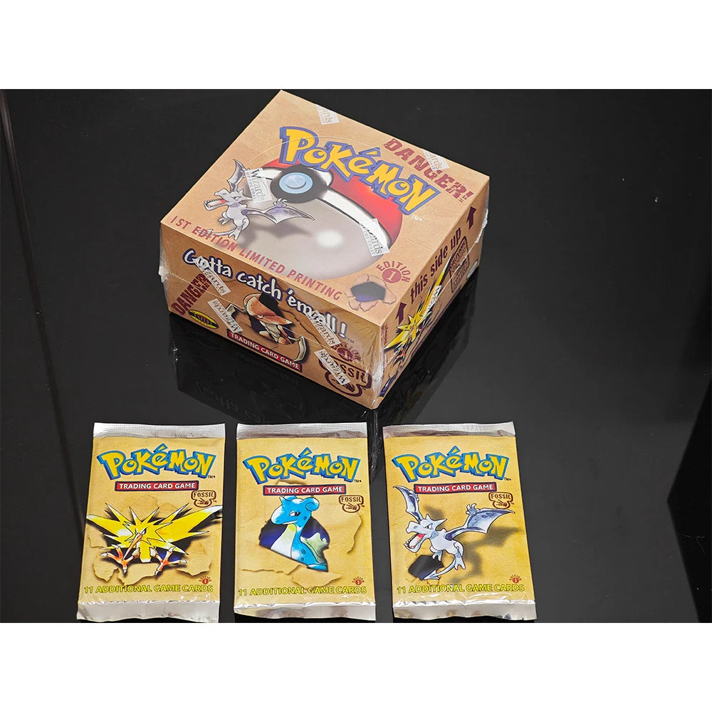 Pokemon Foil 36 Packs 1ST Edition Classic Base Set Proxy Cards PKM Games Board Games Whole Set Card Collection Toys Gifts New