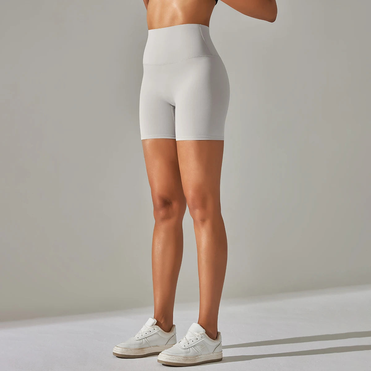 Summer Women Yoga Shorts Naked Feel Sports Shorts  Fitness Tights High Waist Gmy Running Push Up Clothes Workout Cycling Shorts