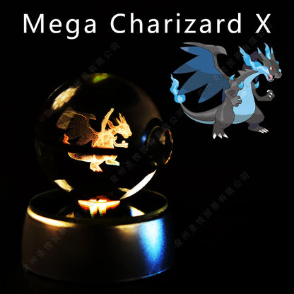 EtherealBe Pokemon 3D Crystal Ball Night Light
