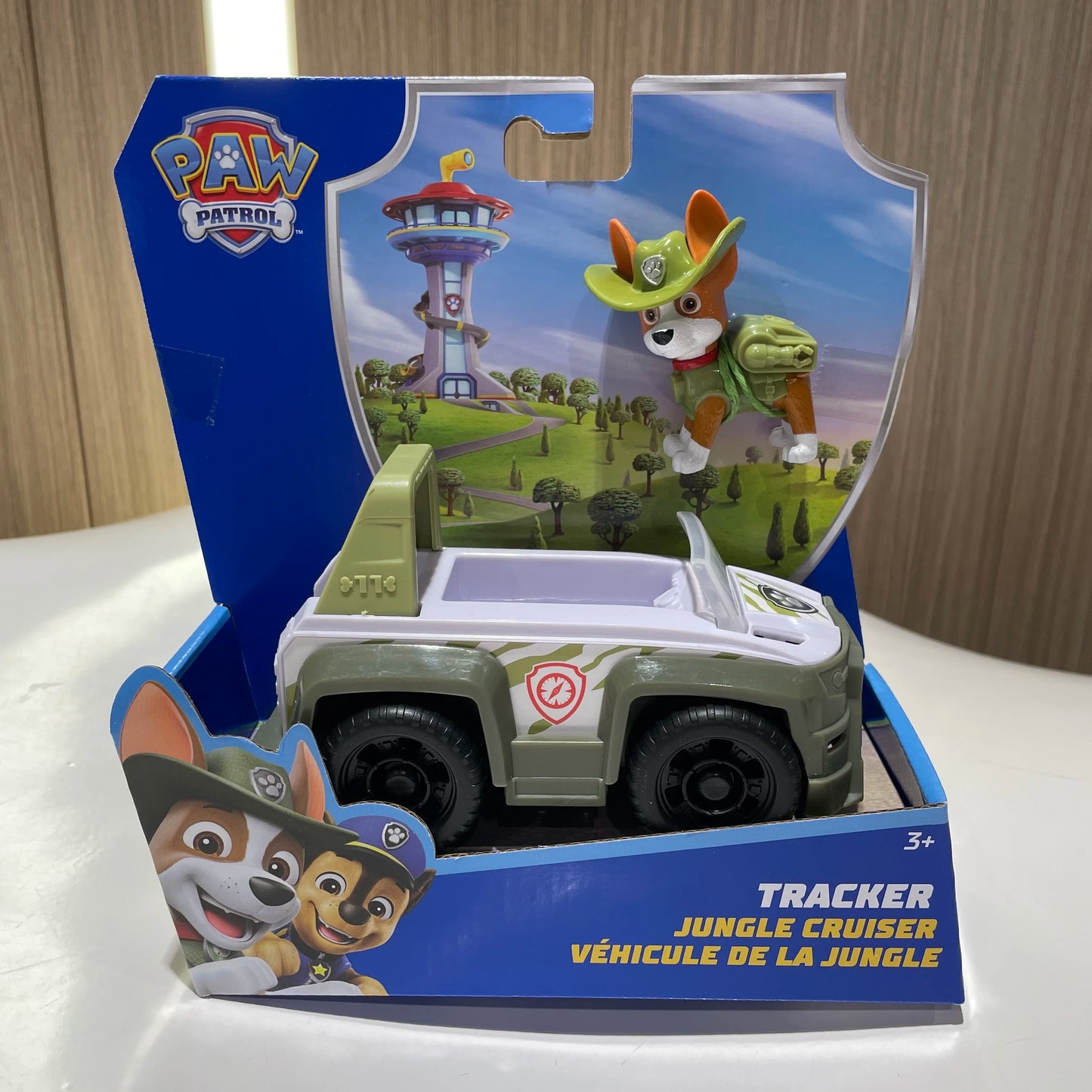 Original Paw Patrol Rex’s Dinosaur Rescue Vehicle with Collectible Action Figure Anime Doll Kids Toy Birthday Christmas Gift