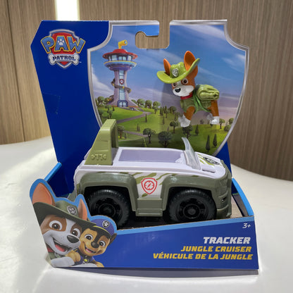 Original Paw Patrol Rex’s Dinosaur Rescue Vehicle with Collectible Action Figure Anime Doll Kids Toy Birthday Christmas Gift
