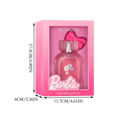 MINISO & BARBIE Women Perfume Original Floral Fruity Designer Fragrance For Woman Spray 50/75ML Girl Present Children Gift