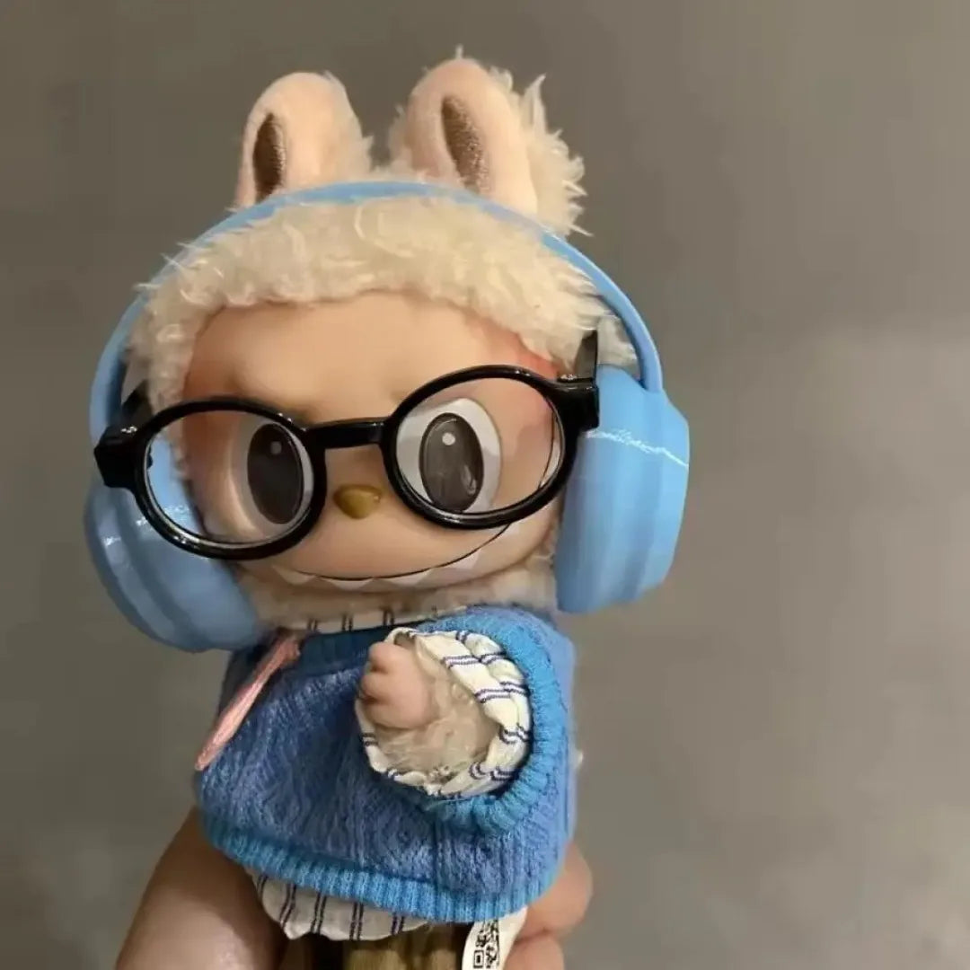 Labubu Mini Colorful Earphone Accessories 15cm 17cm Labubu V1 V2 V3 Doll Accessories