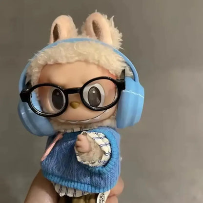 Labubu Mini Colorful Earphone Accessories 15cm 17cm Labubu V1 V2 V3 Doll Accessories