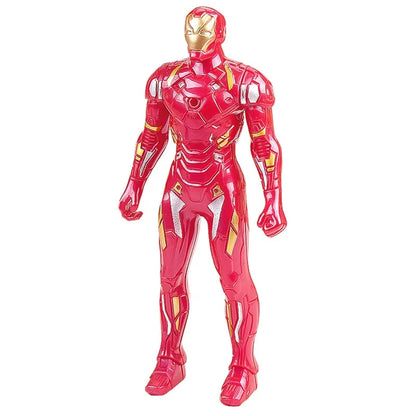 2025 Marvel Spiderman Hulk Ironman Anime Action Figure Toy Christmas Gift Pvc Movable Joints Luminous Doll Collection Model Toy