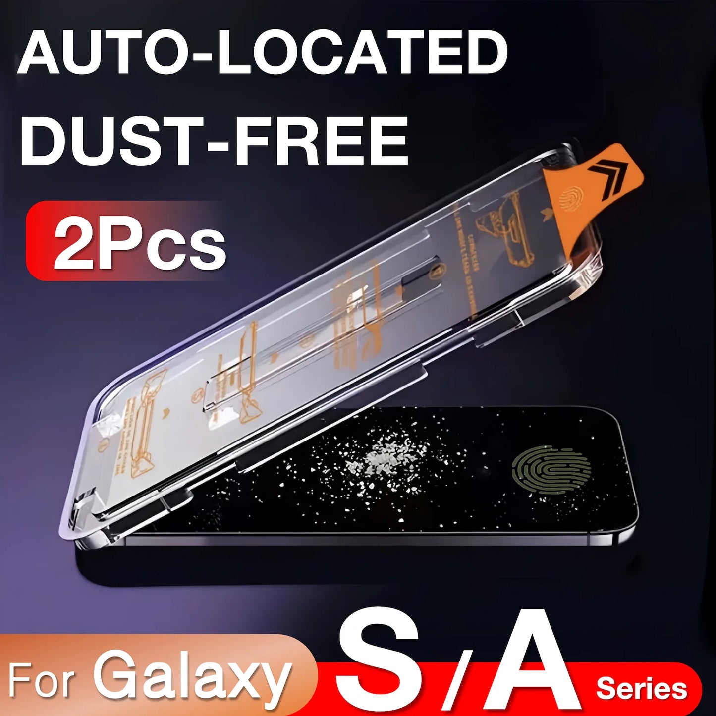 2Pcs For Samsung Galaxy S25 Ultra S24 S23 S22 S21 Plus A55 A35 A25 A15 A16 A34 A54 A55 A53 5G Screen Protector Tempered Glass