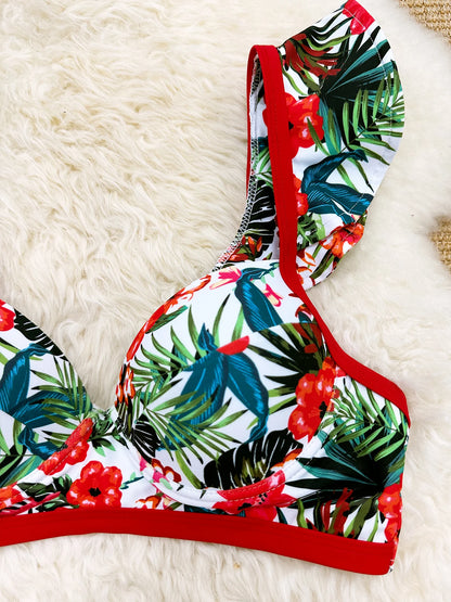 Sexy High Waist Bikini Swimsuit Brazilan Bikini Set Swimwear for Women High Leg Push Up Two Piece Bathing Suits Summer Female