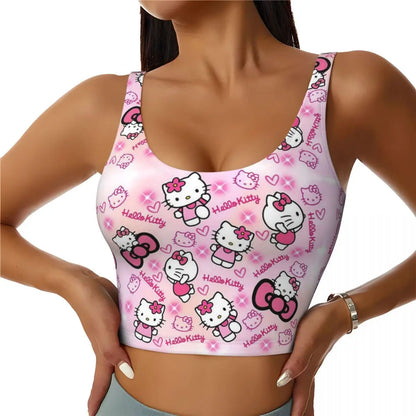 EtherealBe Hello Kitty Sports Bra for Women