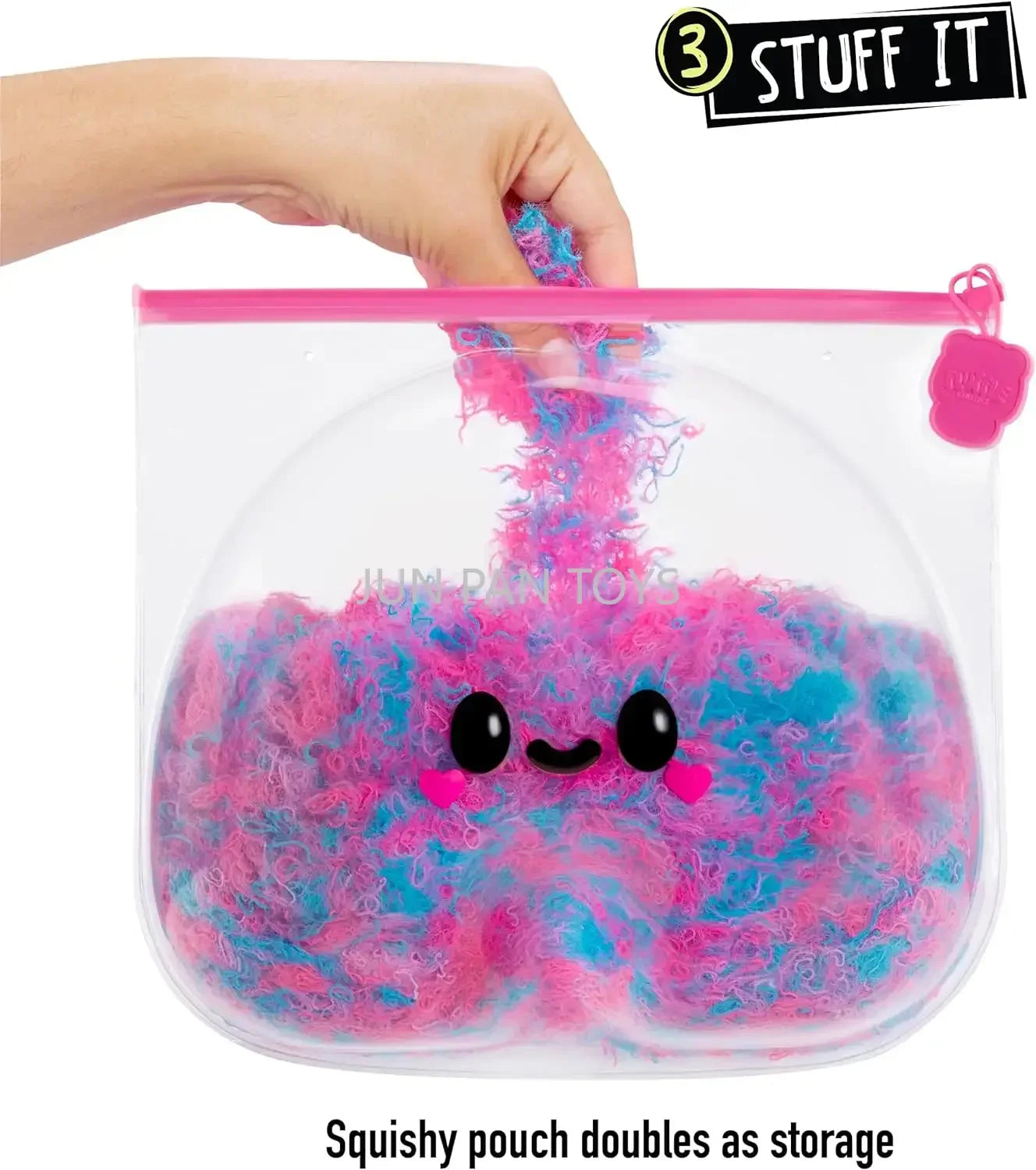 Original Fluffie Stuffiez Collectible Plush DIY Kids Toy UNICORN PANDA ICE RAINBOW Fur Pulling Soft Girl Toys Christmas Gift 1pc