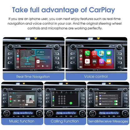 Wireless Carplay Android Auto For Toyota Touch2/Entune2.0 System for Toyota Corolla Camry Auris RAV4 Prius Highlander Car Video
