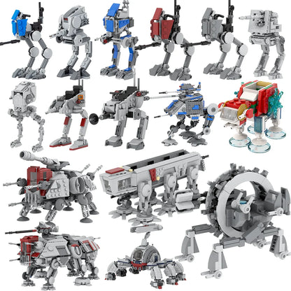 EtherealBe building set featuring various robot models, a perfect STEM gift for kids to inspire creativity