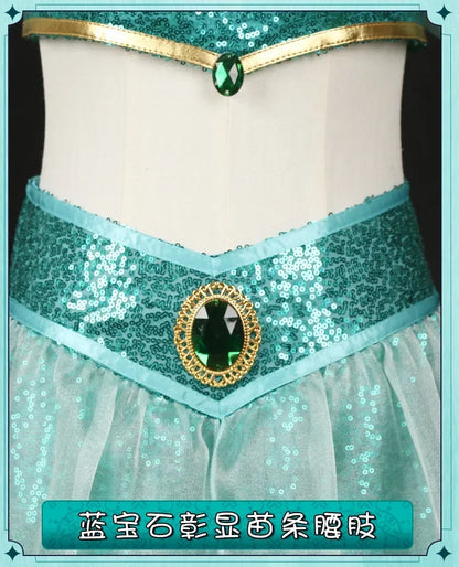 Cosplay Costumes, Adult Performance Costumes, Christmas Ladies' Birthday Parties, Carnival Jasmine Princess Dresses