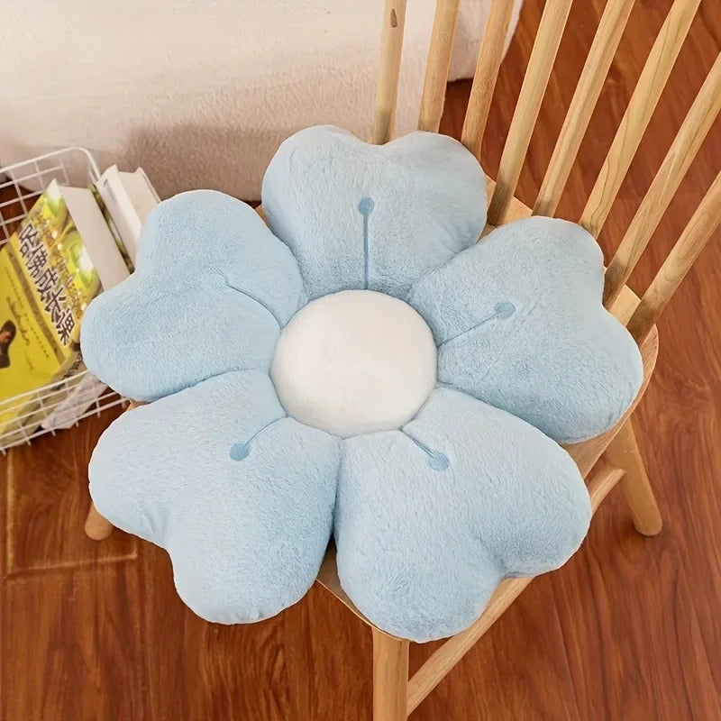 Sunflower Pillow, Daisy Seat Cushion, Flower Mat, Office Mat, Plush Toy Mat, Christmas Gift, Halloween, Thanksgiving Gift