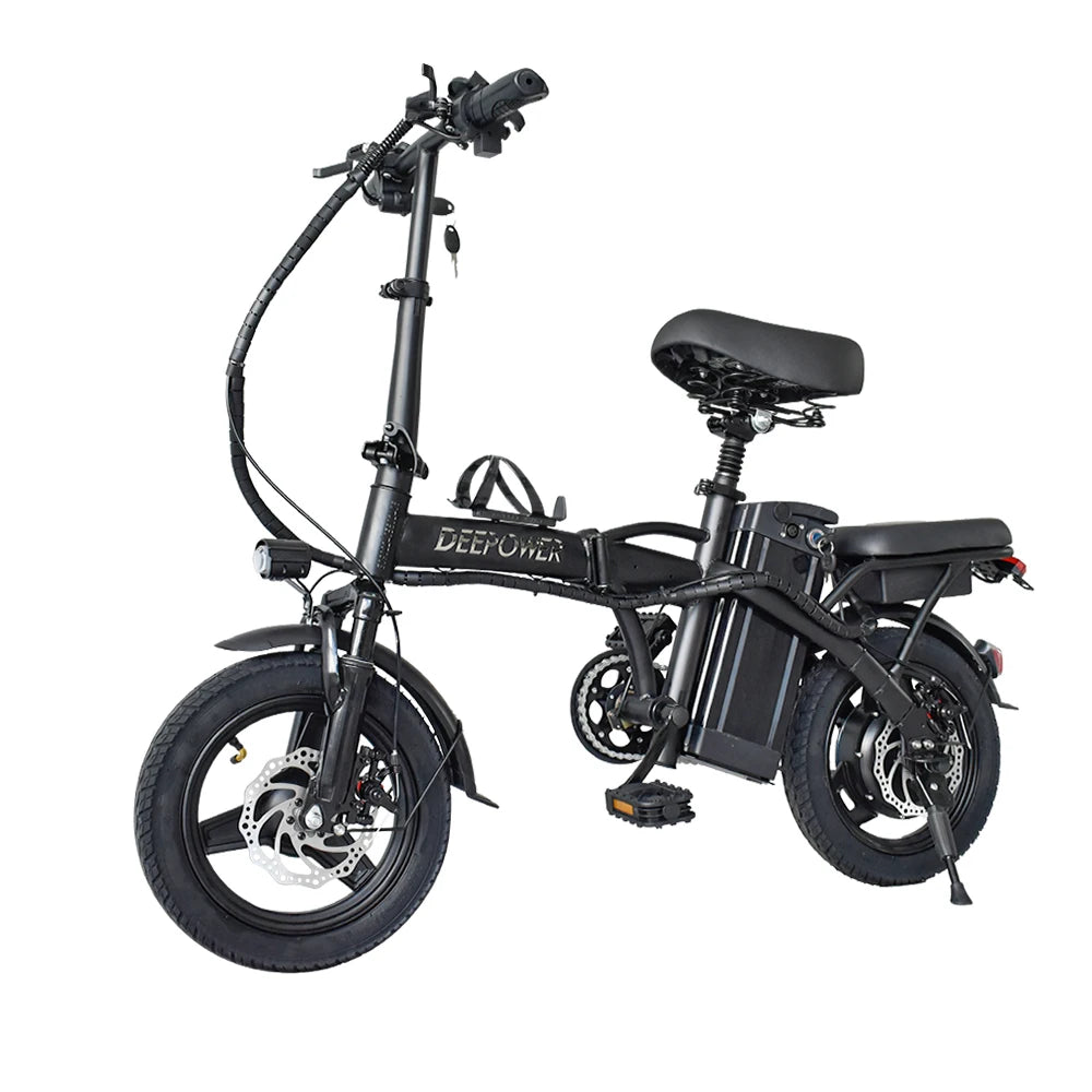 IDOTATA Ebike K300 Mini Folding Ebike for Adults, Electric Bike,Electric Bicycle with Lithium Battery,20MPH Commuting e-bike