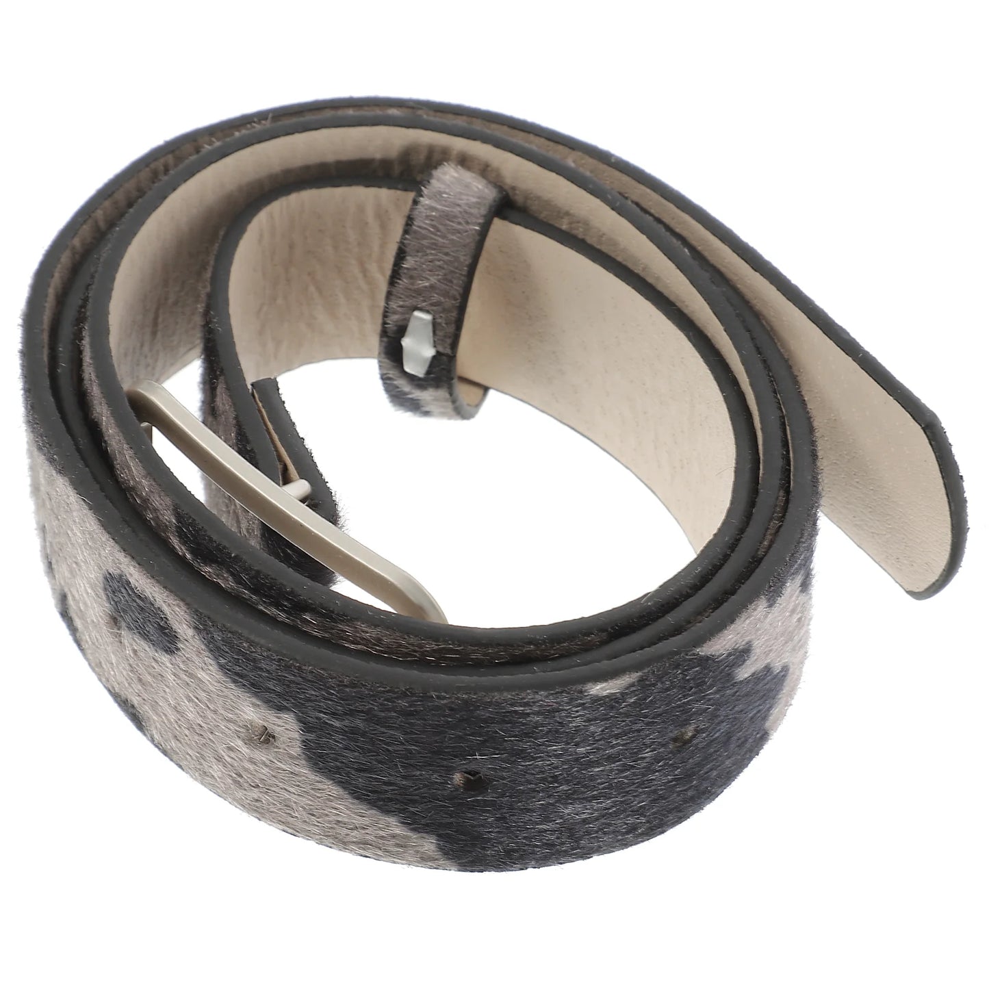 Cow Pu Belt Print Women's Belts Adjustable Elasticity for Pants Western Imitation Cowgirl Jeans Woman