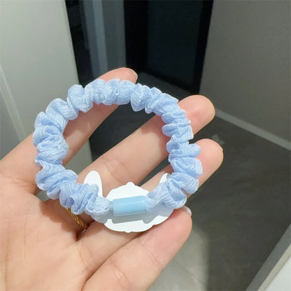 Disney Stitch Hair Ropes Cute Cartoon Angel Girl&Child Hair Accessories Ponytail Holder Fashion Hair Bands Kawaii Holiday Gifts
