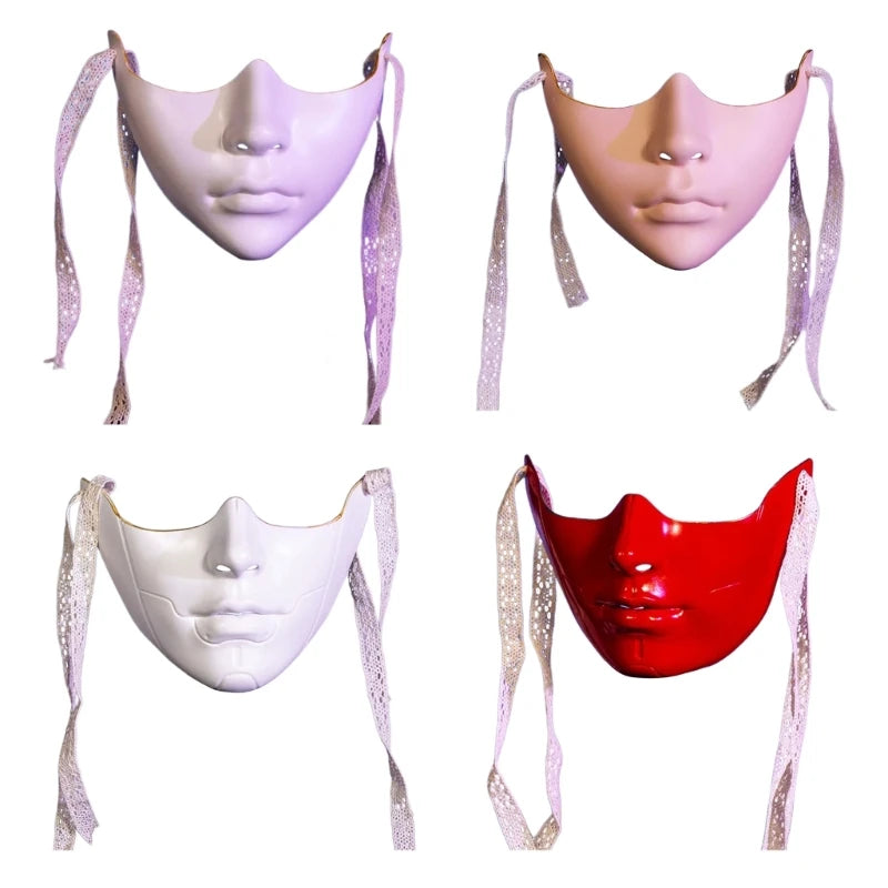 EtherealBe Phantom Mask for Masquerade Party in four stylish colors with elegant ribbon ties