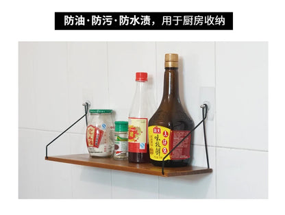 Nordic Wooden Wall Hanging Shelves Living Room Decor Display Stand Home Wall Decoration Bedroom Storage Shelf