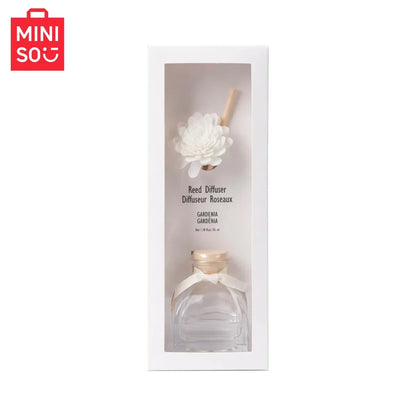 MINISO Minimalist Floral Art Series Non Fire Aromatherapy Gardenia Long lasting Home Air Freshener Decoration Fragrance