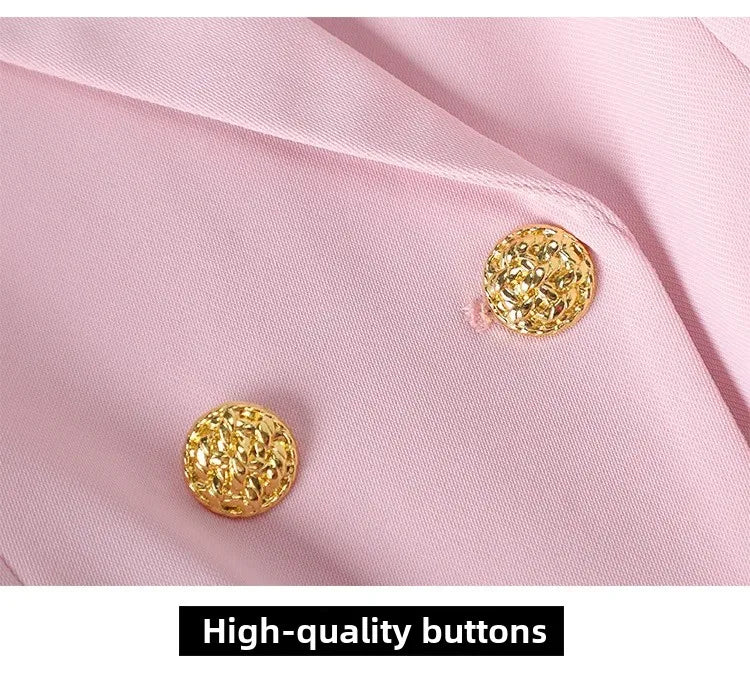 Elegant Women's Fashionable White Western-Style Suit Zihongsuitsuit High-End Business Attire Long-Pants Set For Special Occasion