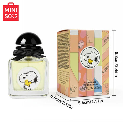 MINISO & SNOOPY Women Perfume Original Luxury Fruity Floral Fragrance For Woman Spray 50ML Girl Birthday Present Children Gift