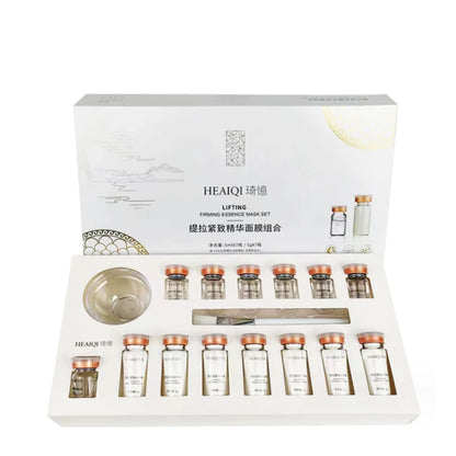 Korean Collagen Hyaluronic Acid Face Mask Repair Firming Lifting Improve Fine Lines Brighten Moisturiz Peptide Essence Skin Care