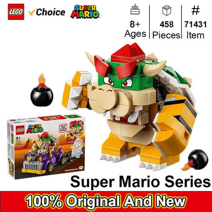 LEGO 71431 Bowser's Muscle Car Expansion Set 458 Pcs Super Mario series DIY Toys For Boys Girl Children Gift ages 8+
