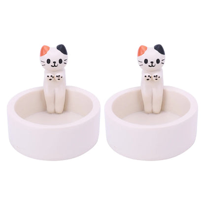 EtherealBe Cute Cat Tealight Holder for Home Decor