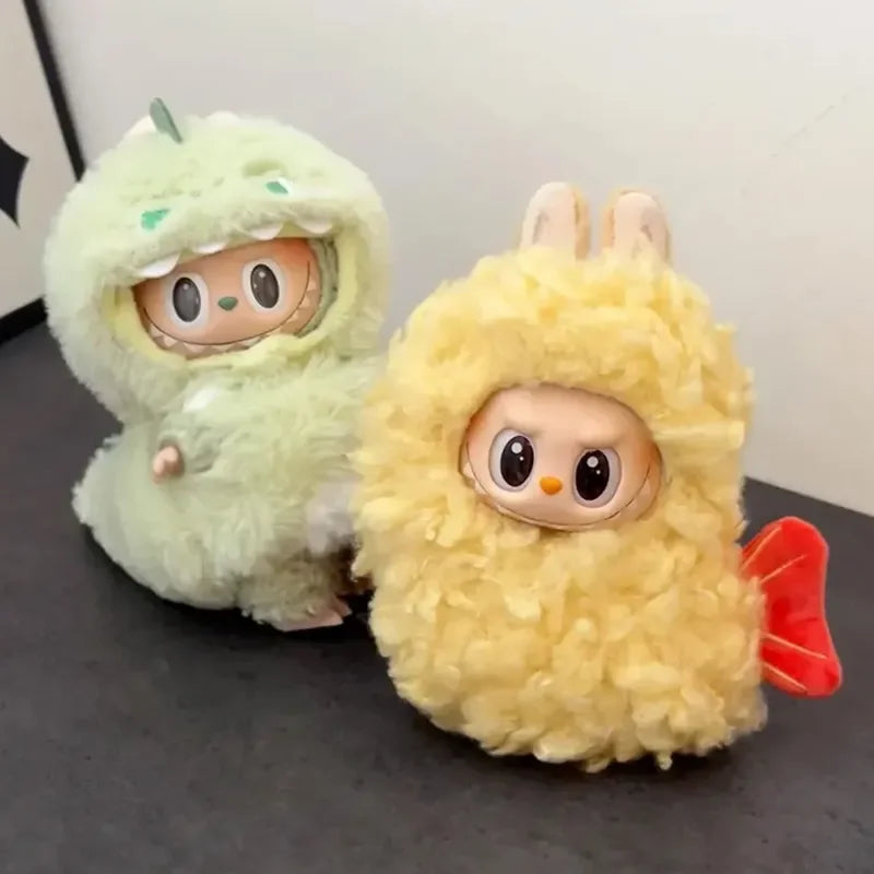 Cartoon Cute Doll Clothing For Labubu Wacky Mart Fried Shrimp Diy Doll Clothing Personalized Dressing Suitable For Labubu V1 V3