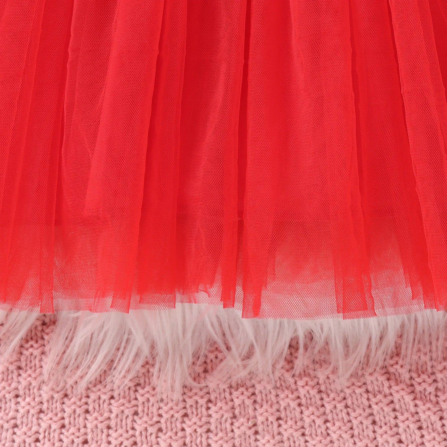 Toddler Baby Girls Christmas Dress Santa Claus Red Princess Tutu Dress with Headband Girls Outfit Kids Girl Dance Party Costumes